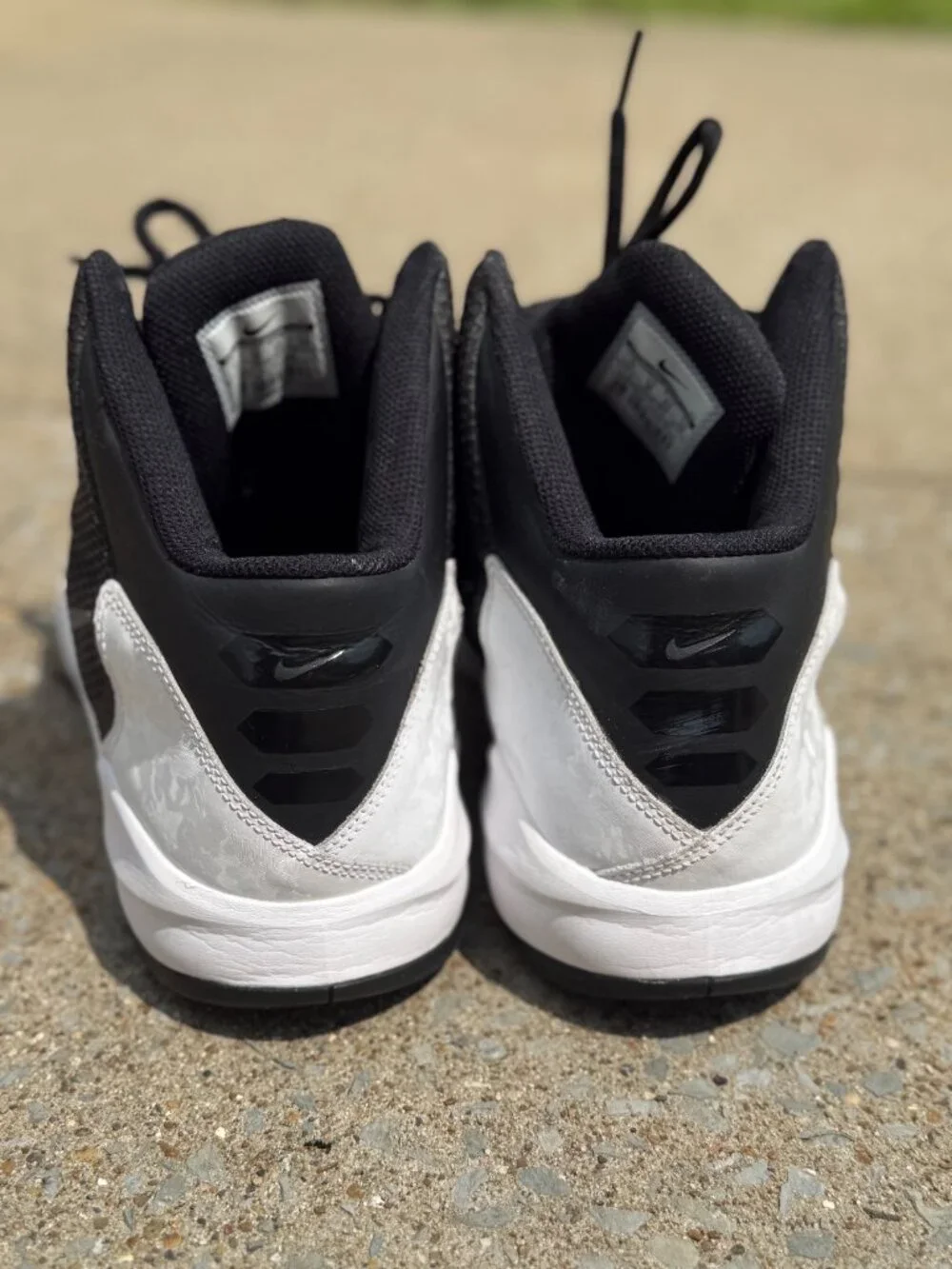 Nike Zoom Without A Doubt Mid Men 11 Y2K Hoop Streetwear Black White 4013